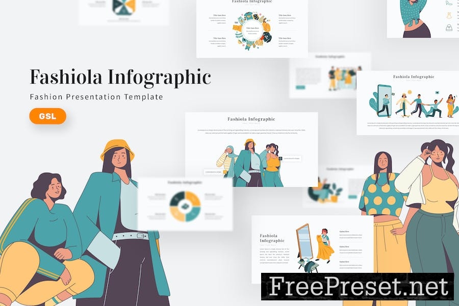 Fashiola Infographic - Google Slides Template REZ7XXK