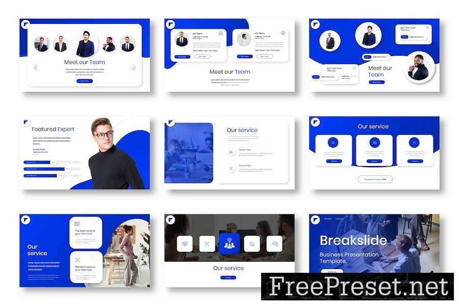 Featured - Business Google Slide Template 2XXERLH