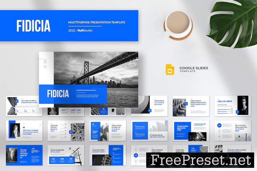 Fidicia - Business Google Slides Template RXV66JF