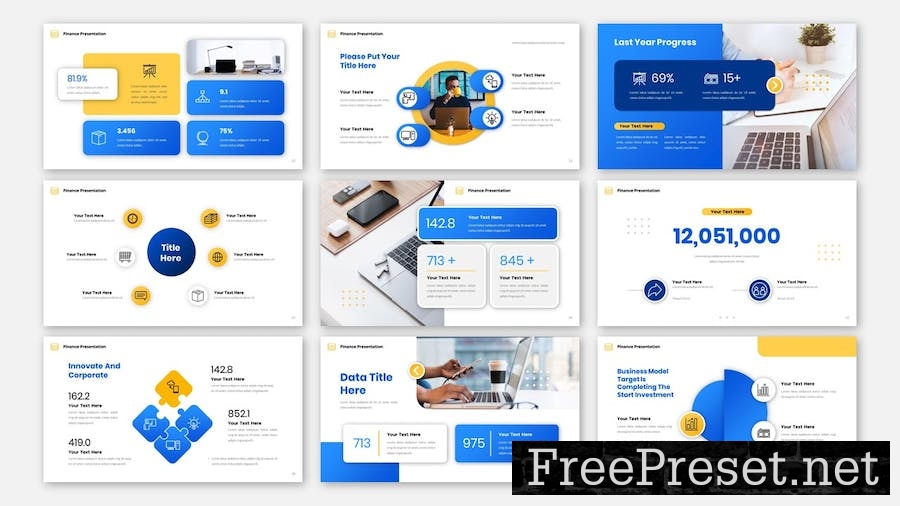 FINANCE - Report Brand Business Google Slides 4KRZXTY