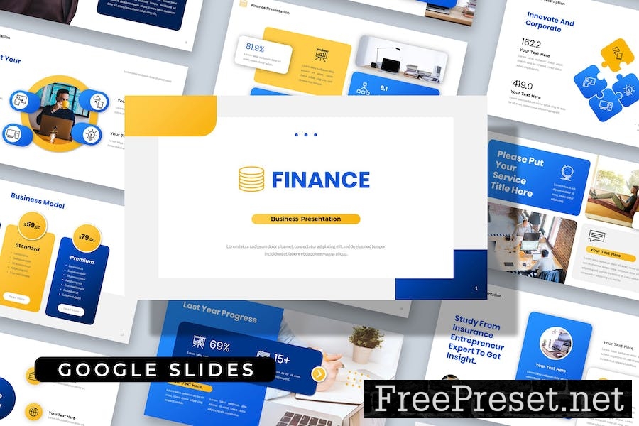 FINANCE - Report Brand Business Google Slides 4KRZXTY