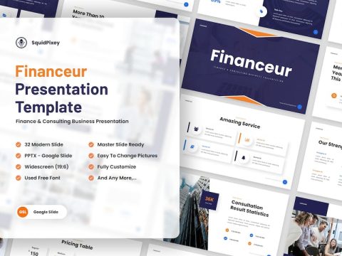 Financeur - Finance & Consulting Google Slide 3Z3C2TK