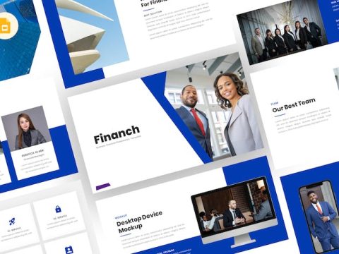 Financh - Finance Google Slides Template T3FA39D