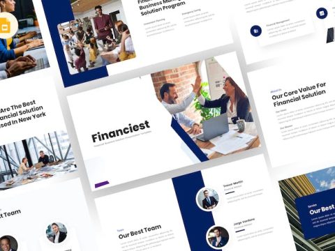 Financial - Finance Google Slides Template YVVCP7Z