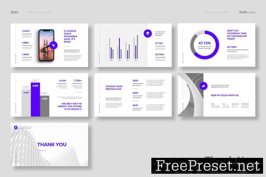 Financiero - Business Google Slides Template C2HW8KM