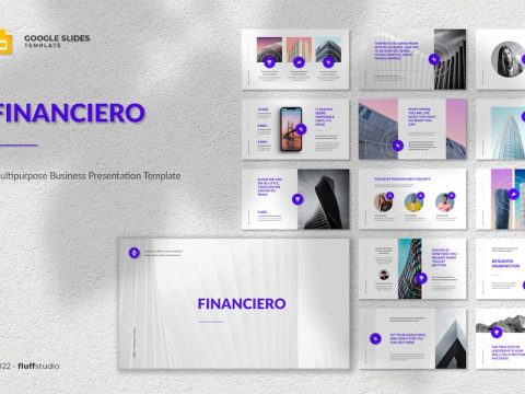 Financiero - Business Google Slides Template C2HW8KM