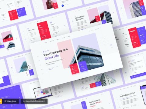 Finka - Real Estate Google Slides Template LGCR2TC