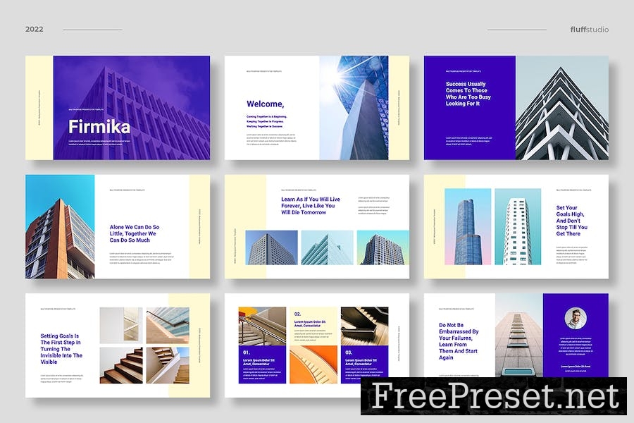 Firmika - Multipurpose Google Slides Template P3LCLPB