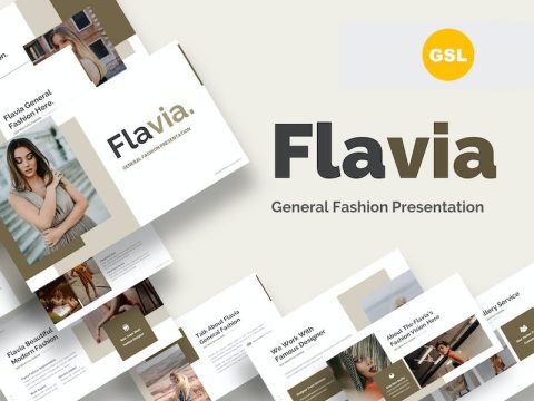 Flavia - General Fashion Google Slides N5KWMLD