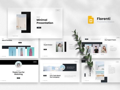 Florenti - Minimal Google Slides Template HNLS65T