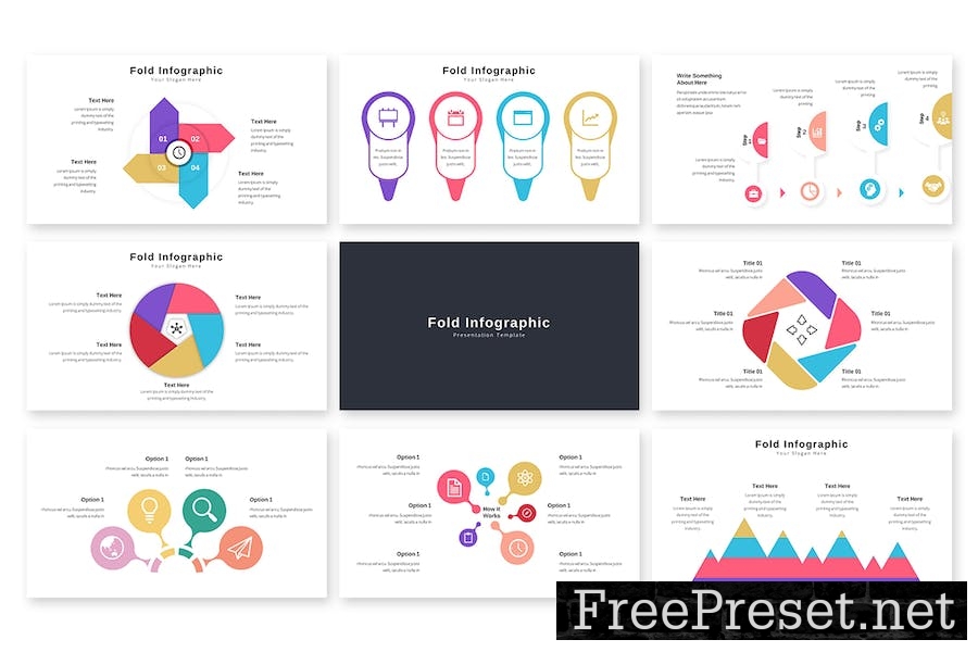 Fold Infographic - Google Slides Template ULV8DFU