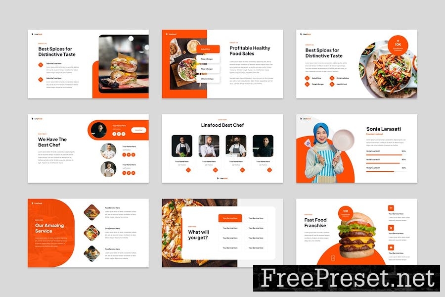 Food Franchise & Restaurant Google Slides MBSMJEZ