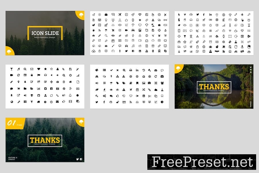 Foresta - Nature Google Slides Template MY8WL86