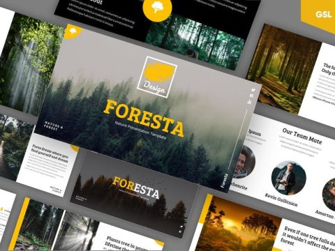 Foresta - Nature Google Slides Template MY8WL86