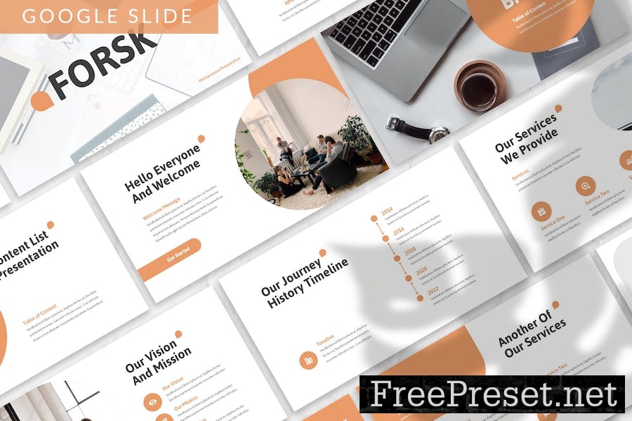 Forsk - Business Google Slide Template XNM8ZAG