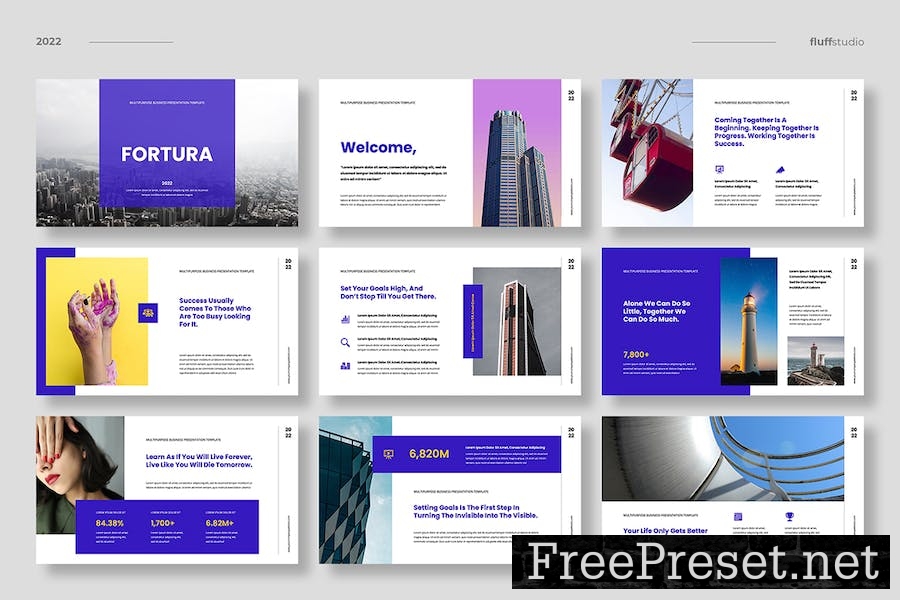 Fortura - Multipurpose Google Slides Template JXMNW8L