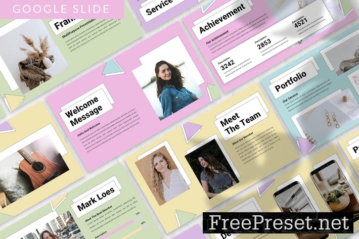 Franka - Creative Google Slide Template FRTKAP9