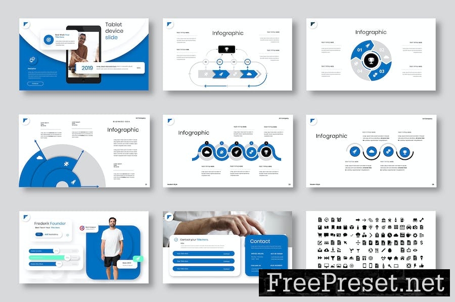 Frederik - Business Google Slide Template WZ9UW4C