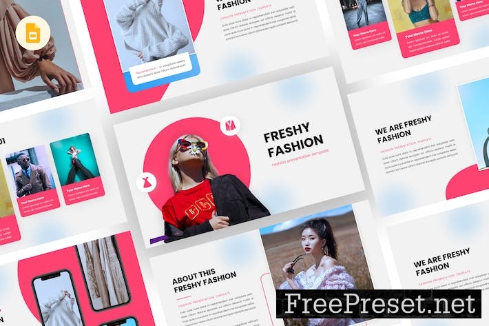 Freshy - Fashion Google Slides Template