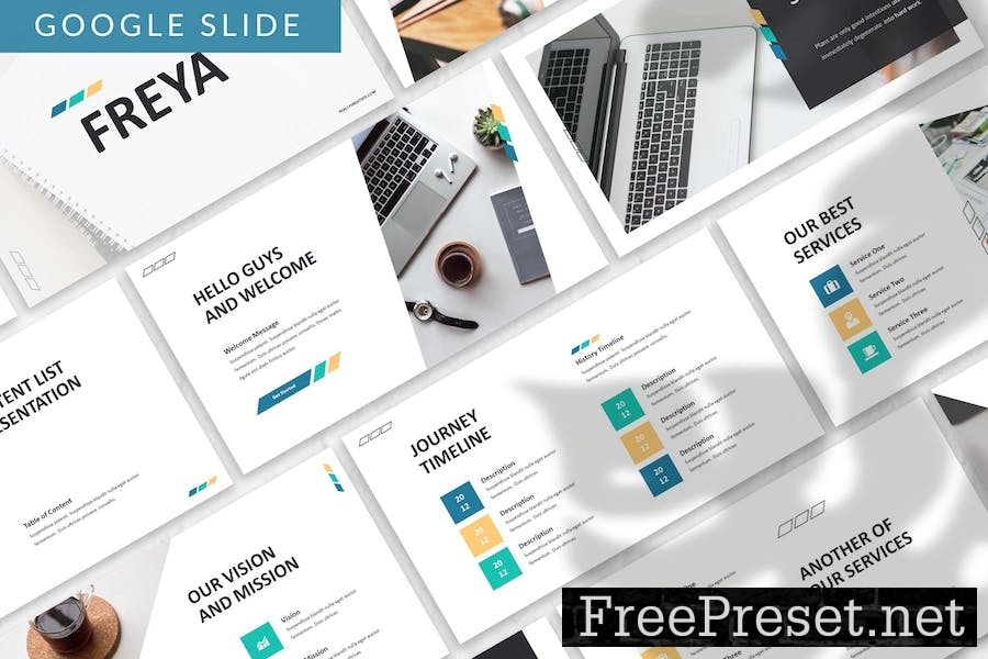 Freya - Business Google Slide Template AKGNZ74