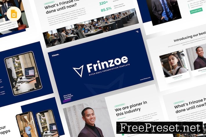 Frinzoe - Pitch Deck Google Slides Template QVT5VK8