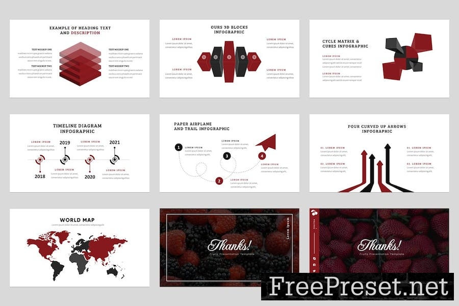 Fruisai - Fresh Fruit Google Slides Template 9FVHMSH