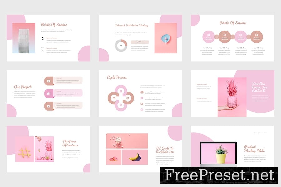 Furena - Pitch Deck Pink Google Slides Template KYJGQ3Q