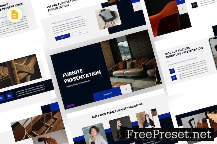 Furnite - Furniture Google Slides Template SAZKDWY