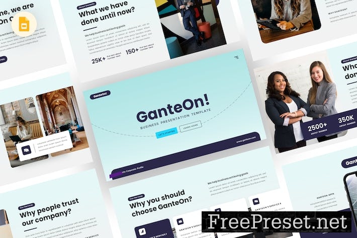 GanteOn - Business Google Slides Template