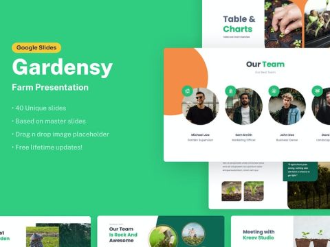 Gardensy - Farm Google Slides Presentation 267L8ZV