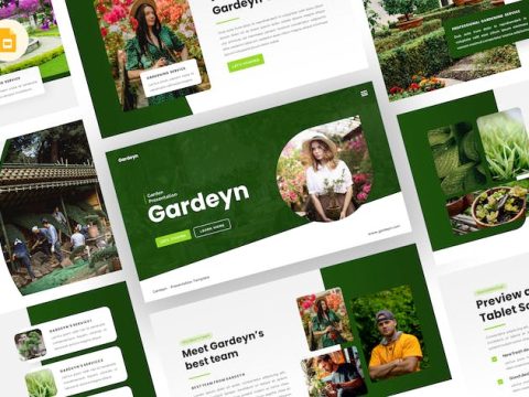 Gardeyn - Garden Google Slides Template 62EE3RQ