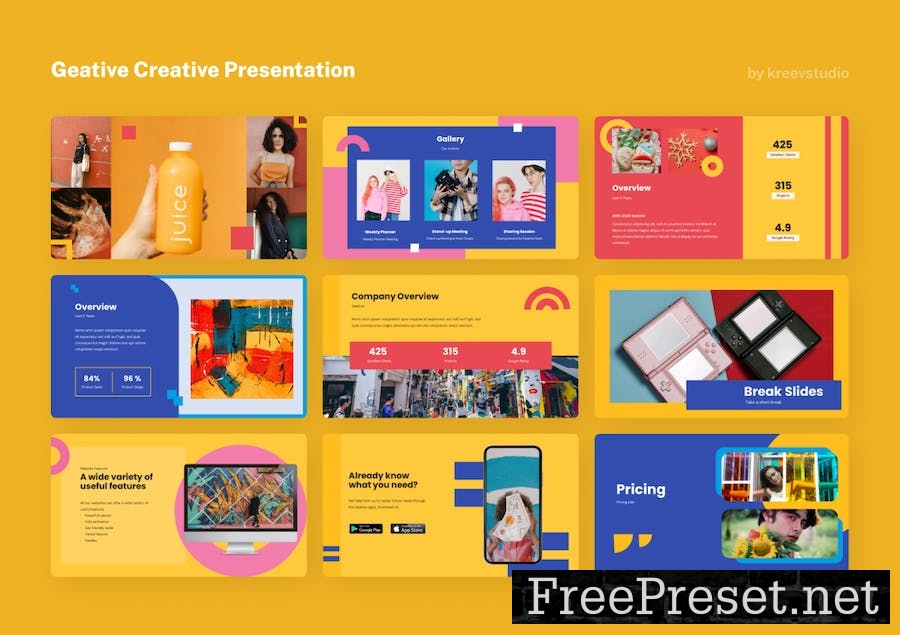 Geative - Creative Google Slides Presentation C9WJ75C