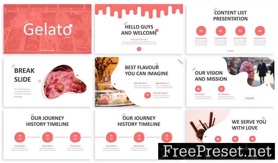 Gelato - Business Google Slide Template 9G73UZG