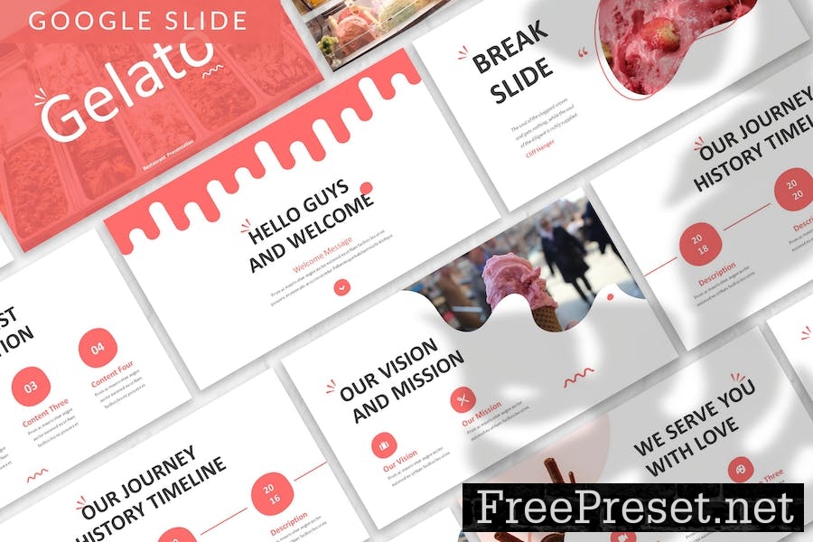 Gelato - Business Google Slide Template 9G73UZG