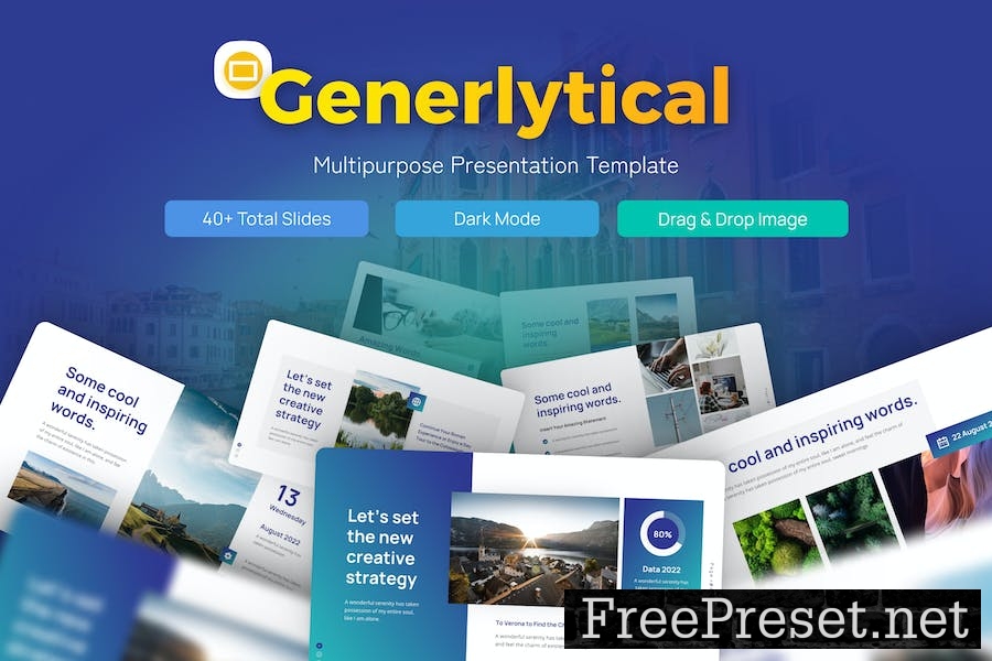 Generlytical Professional Google Slides Template G8GMBRC