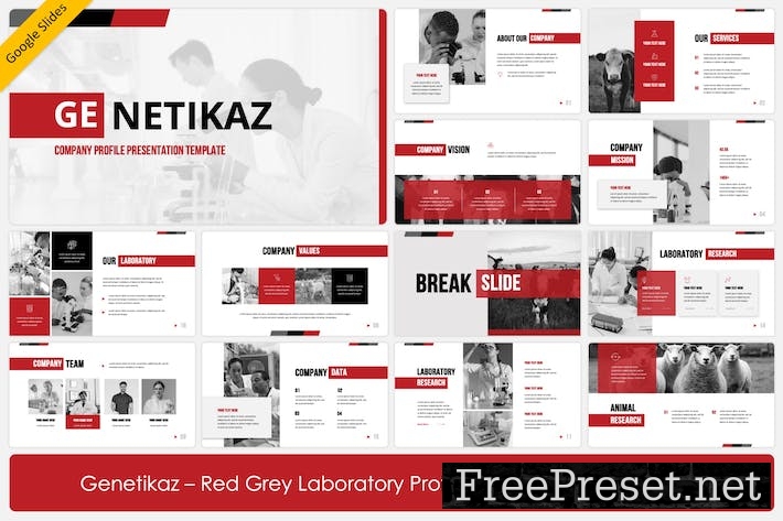 Genetikaz - Company Profile Google Slides