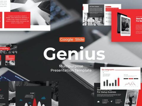 Genius - Google Slide Template JEVD7DF