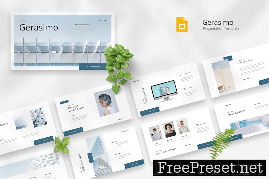 Gerasimo - Architecture Google Slides Template 9S2G9Y7