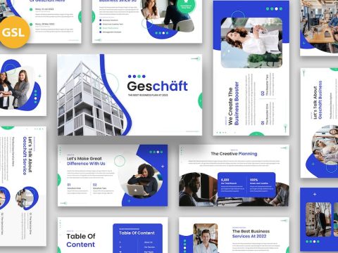 Gescaft - Business Plan Google Slides KN4NFKF