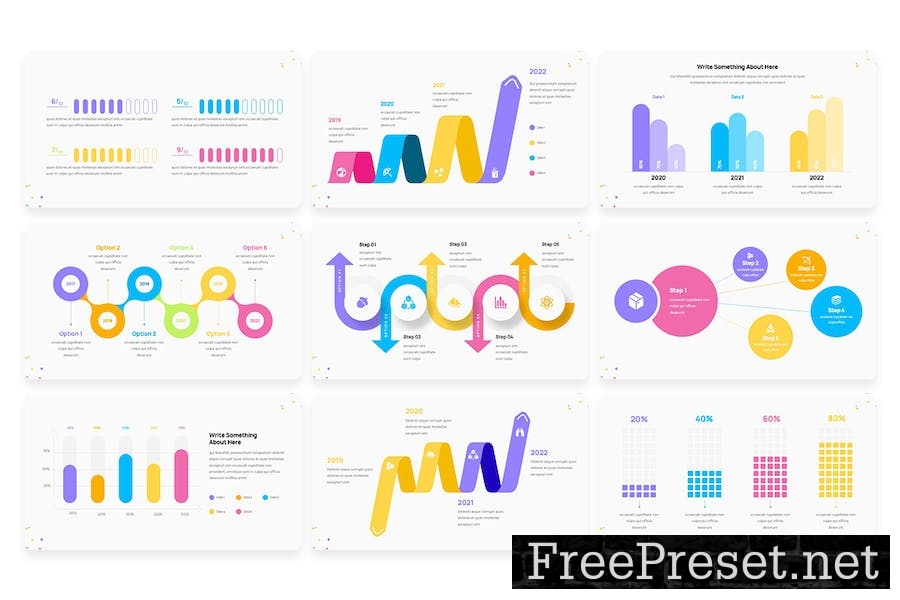 Gifted Infographic Google Slide Template AS5U3BS