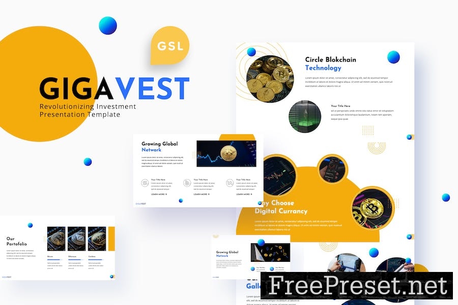 Gigavest - Google Slides Template AFDSFNM