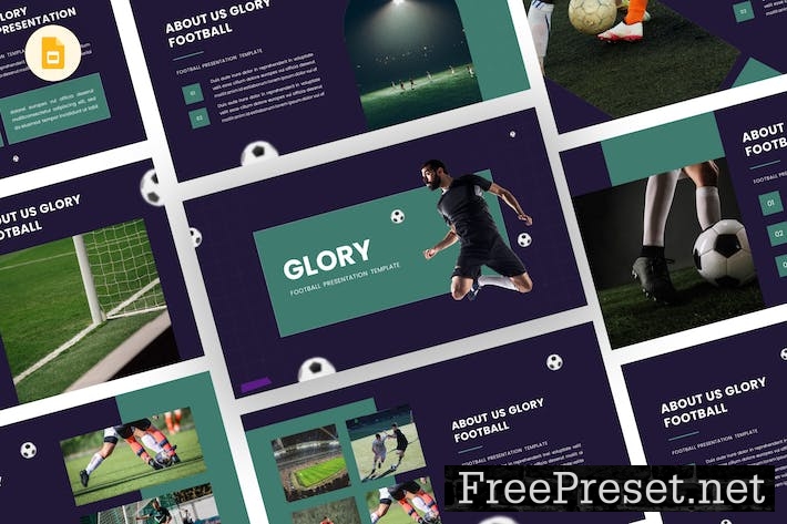 Glory - Football Google Slides Template BP52XQJ