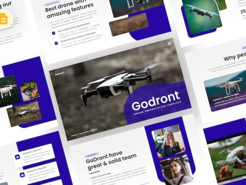 Godront - Drone Google Slides Template D7LNSVK