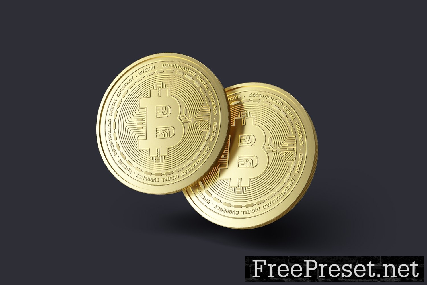 Gold Coin / Cryptocurrency Mockups 10274831