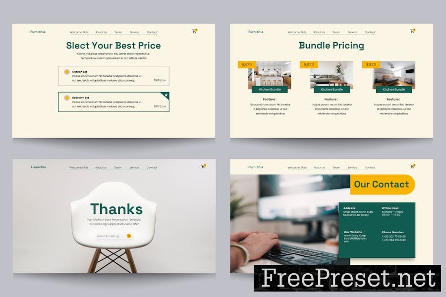 Google Slide Pitch Deck Presentation Template 6FWHPHH