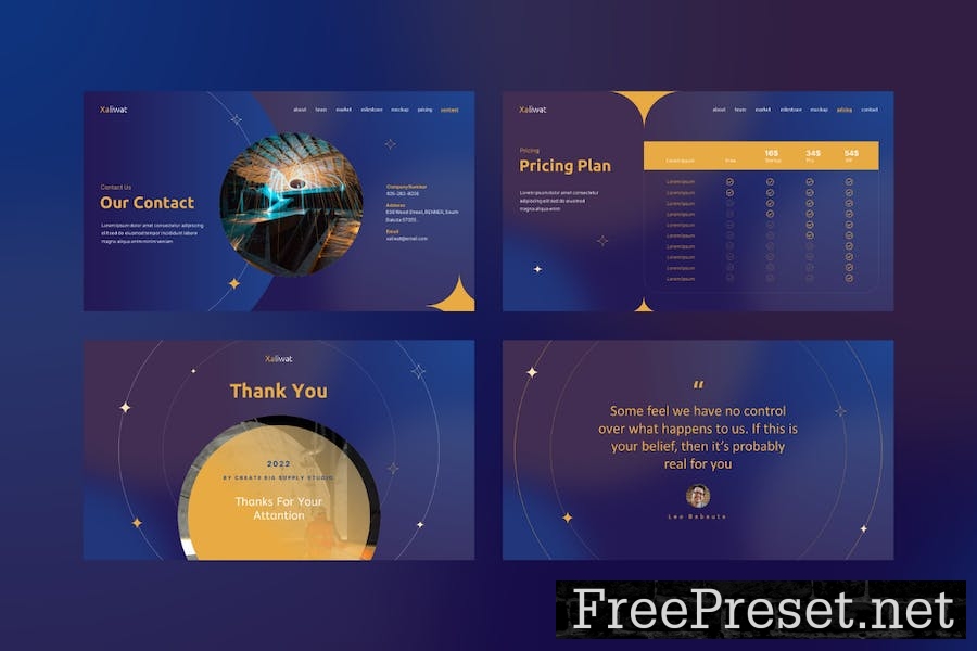 Google Slide Pitch Deck Presentation Template QDWMNGZ