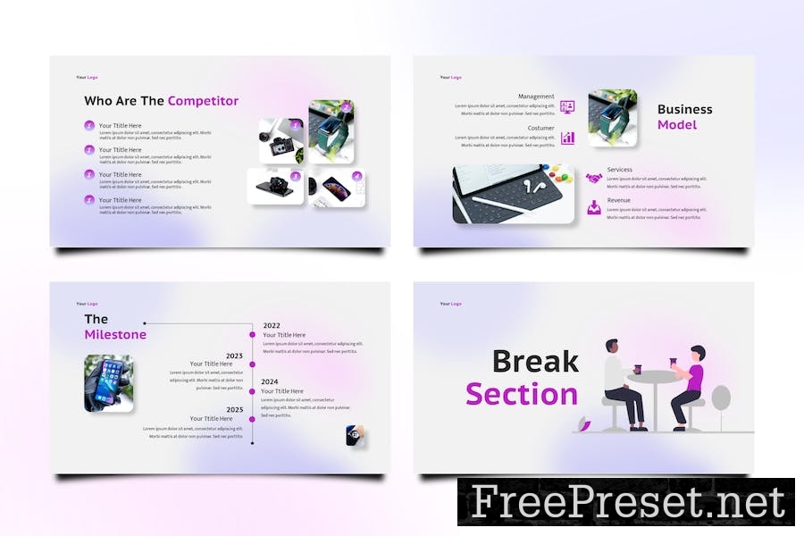 Google Slide Pitch Deck Presentation Template WJWG6NV