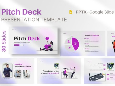 Google Slide Pitch Deck Presentation Template WJWG6NV