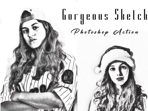 Gorgeous Sketch Photoshop Action 10316845