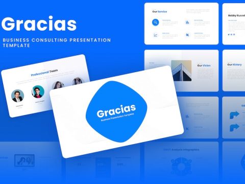 Gracias - Business Google Slides Template JFTCMHD